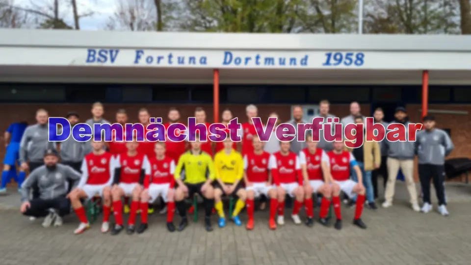 BSV Fortuna Dortmund 58 e.V. Mannschaftsfoto Platzhalter