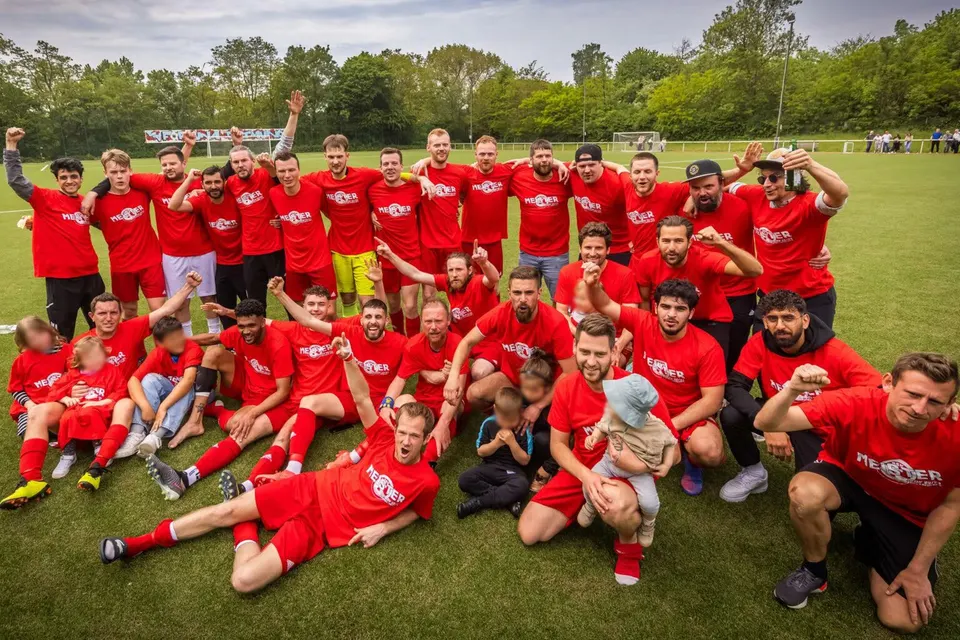 Teamfoto BSV Fortuna Dortmund Aufstieg
